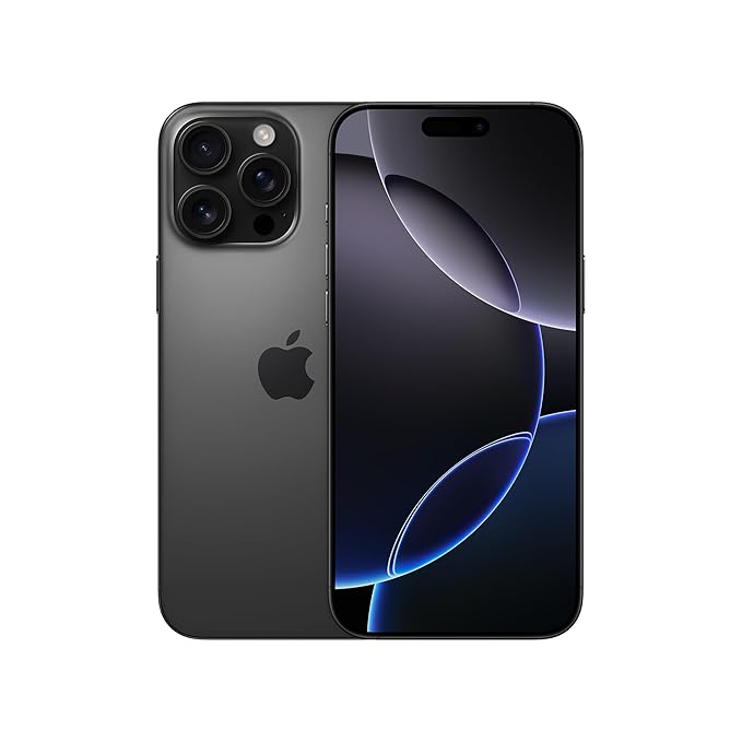 Refurbished iPhone 16 Pro Max 512 GBB : 5G Mobile Phone with Camera Control, 4K 120 fps