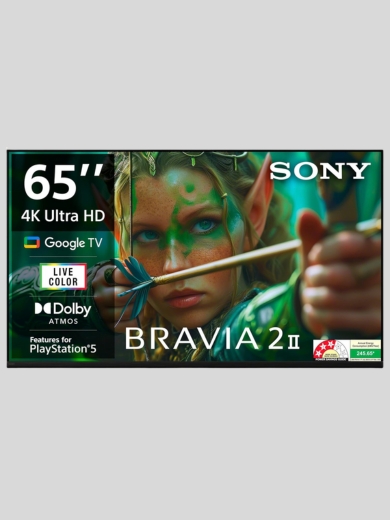 Sony 164 cm (65 inches) BRAVIA 2M2 Series 4K Ultra HD Smart LED Google TV K-65S25M2