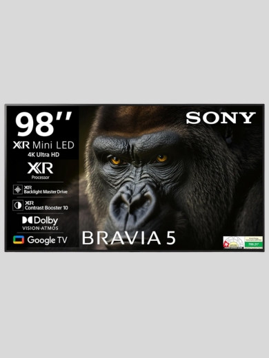 Sony 248 cm (98 inches) BRAVIA 5 Series 4K Ultra HD Smart Mini LED