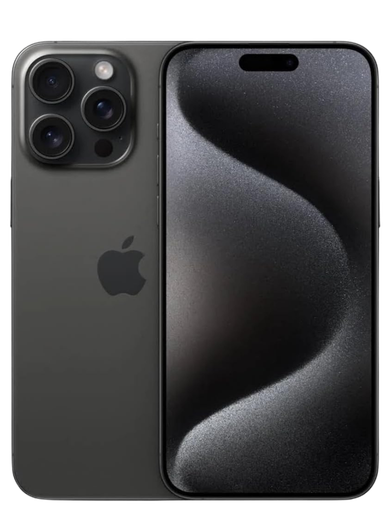Refurbished Apple iPhone 15 Pro Max, 256GB, Black Titanium